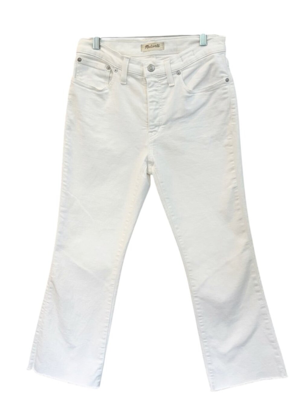 Madewell Cali Demi Bootcut Jeans White 27P Petite